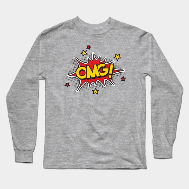 OMG Long Sleeve T-Shirt by JunkyDotCom